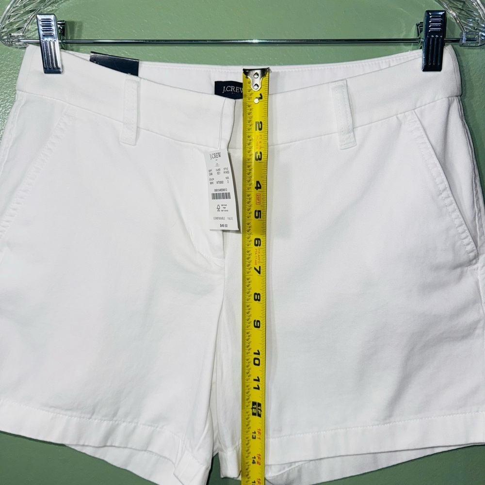 J. Crew Women's Classic White Bermudas - Picture 4 of 7